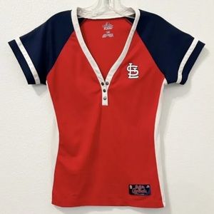 Women St. Louis Cardinals Majestic athletic shirt Size Large
